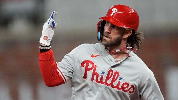 MLB playoffs: Phillies shut down Braves in Game 1 of NLDS - Los