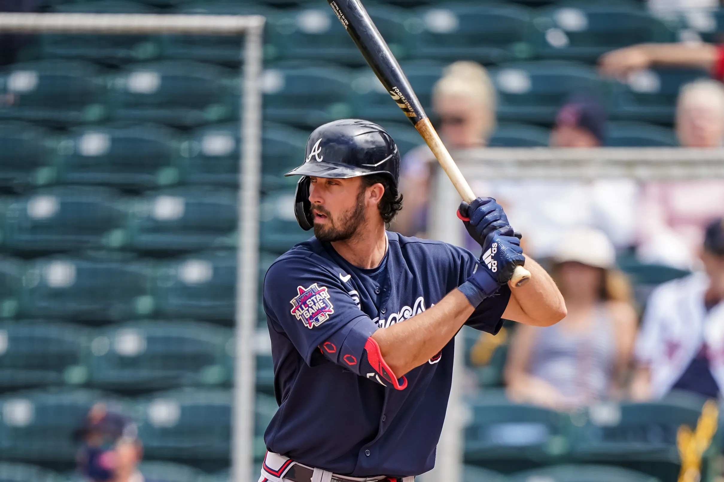 Travis Demeritte returns home to play for the Atlanta Braves