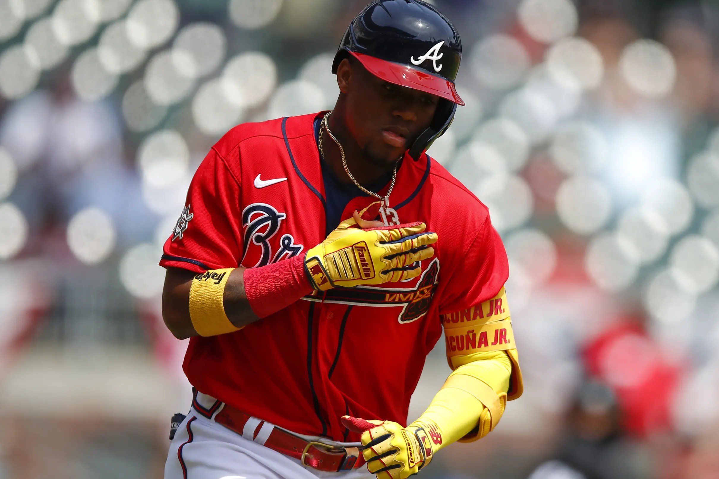 Ronald Acuna Jr. injury update: Braves OF exits game after being