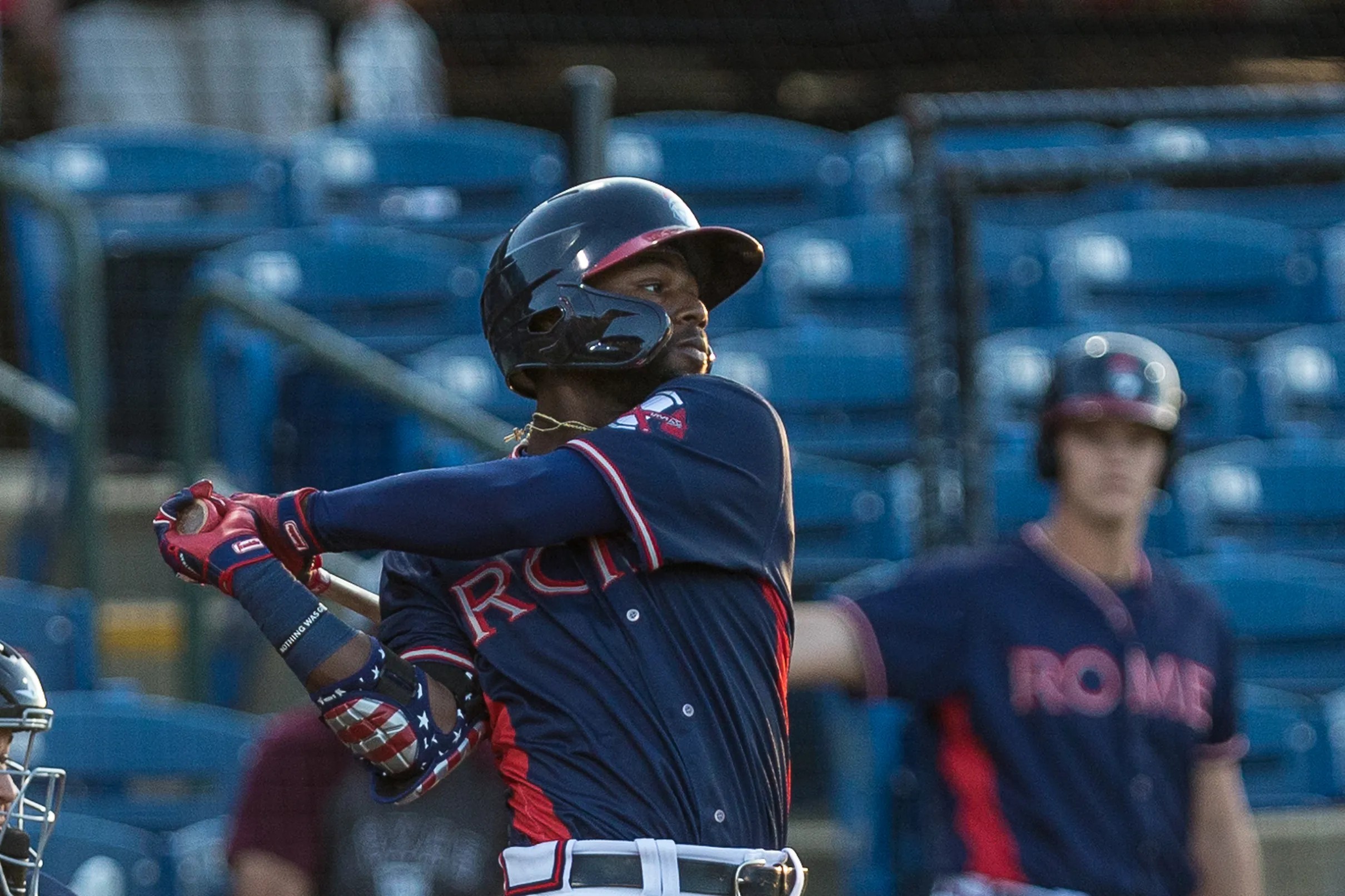 Atlanta Braves Michael Harris II and Vaughn Grissom the