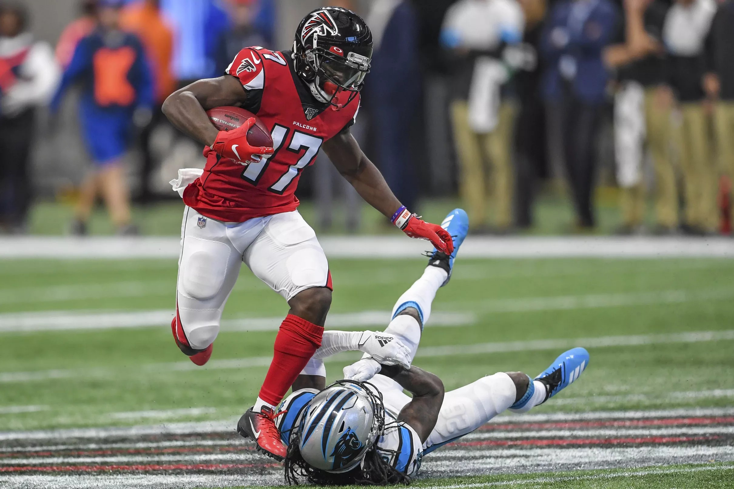 Falcons impressive receiver depth on display against the Panthers