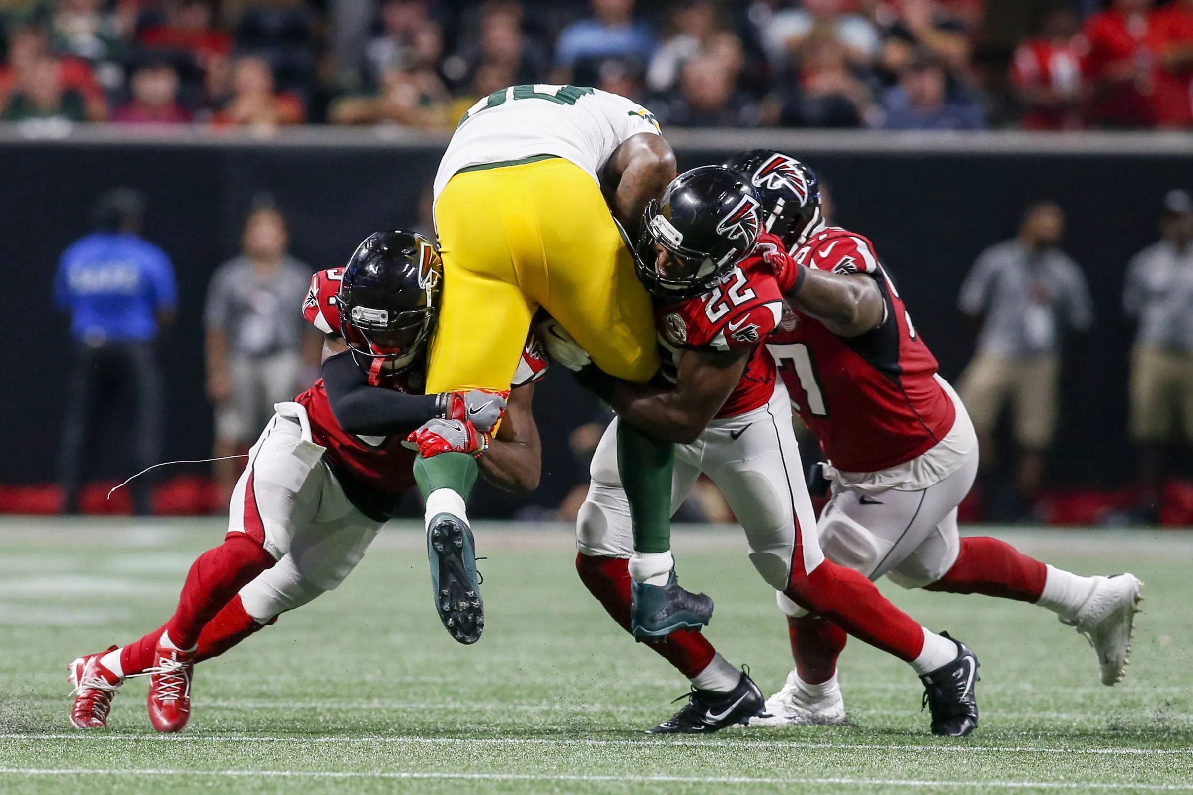 Grady Jarrett leads NFL in run stuffs