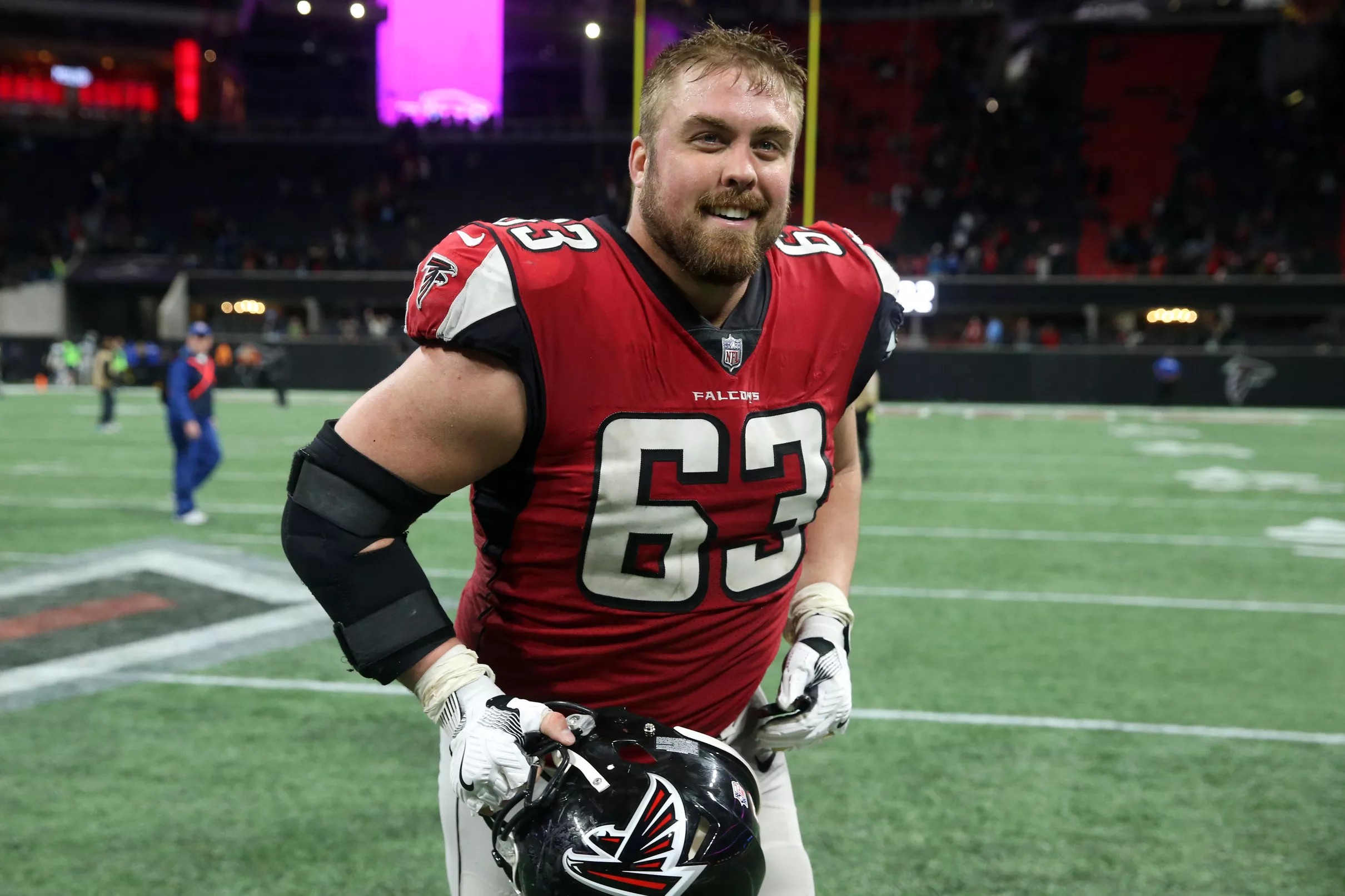 Falcons guard Ben Garland signs second round tender