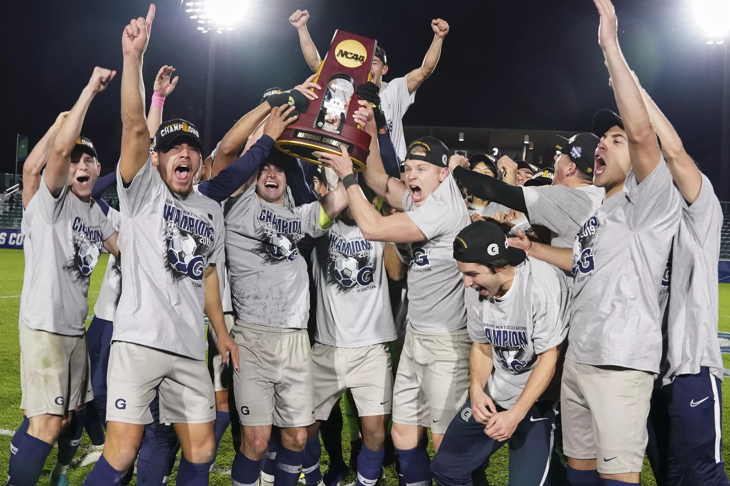 Georgetown Men’s Soccer Celebrates Championship, Reveals Rings