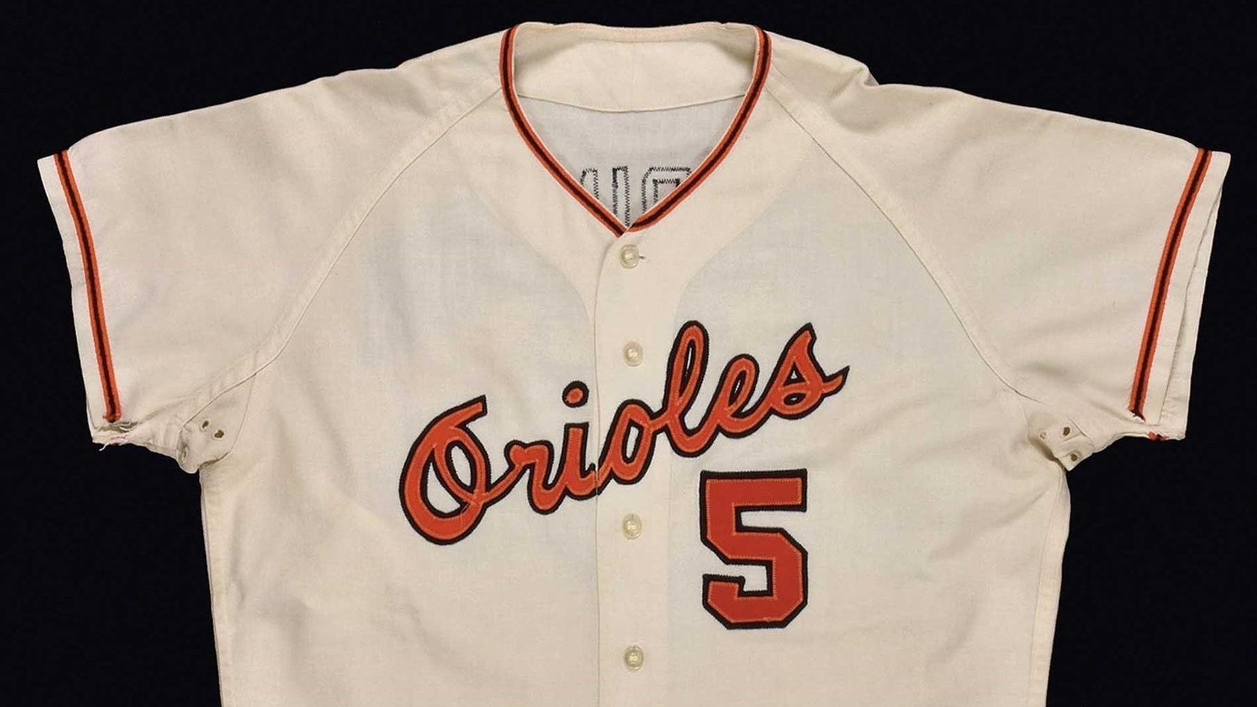 baltimore orioles jersey auction