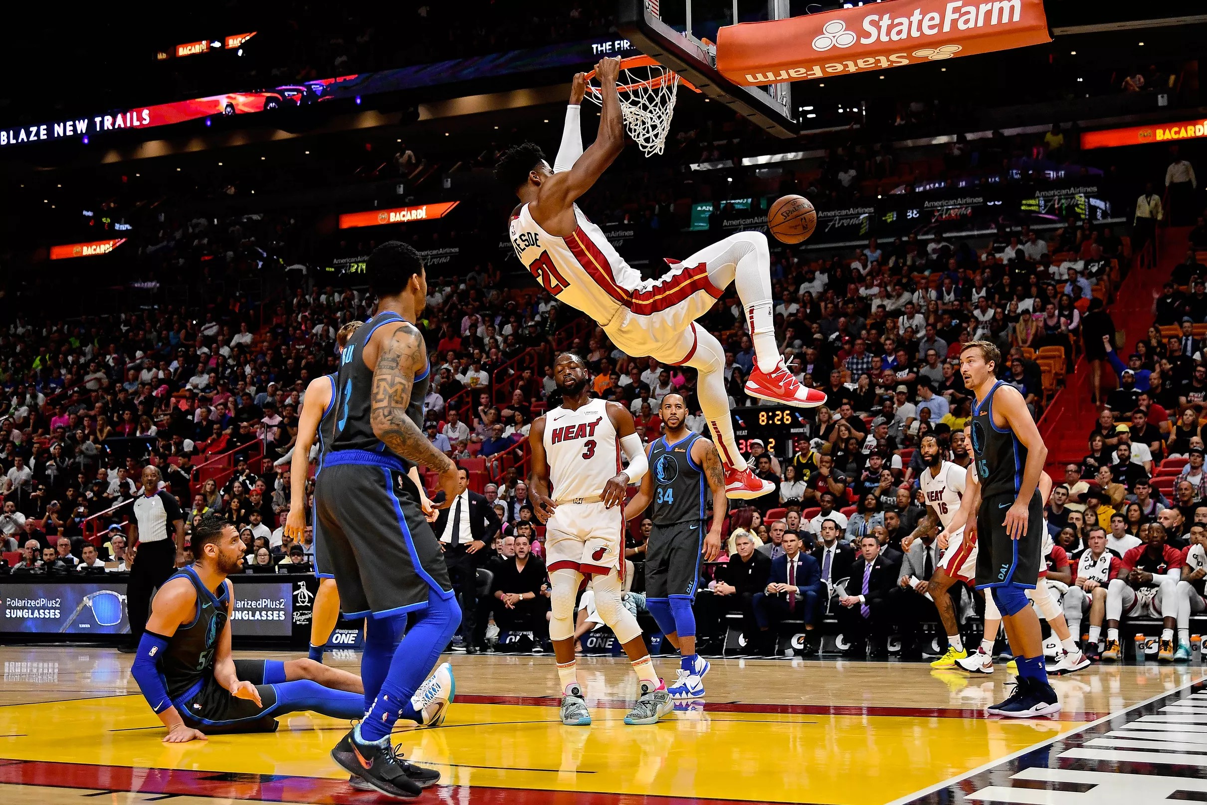 Heat Outlast Mavericks, Win 105-99