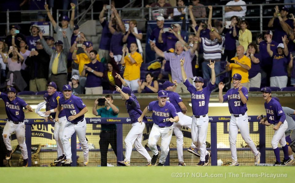 Emotional 'Fab 4' lead LSU to Omaha, College World Series