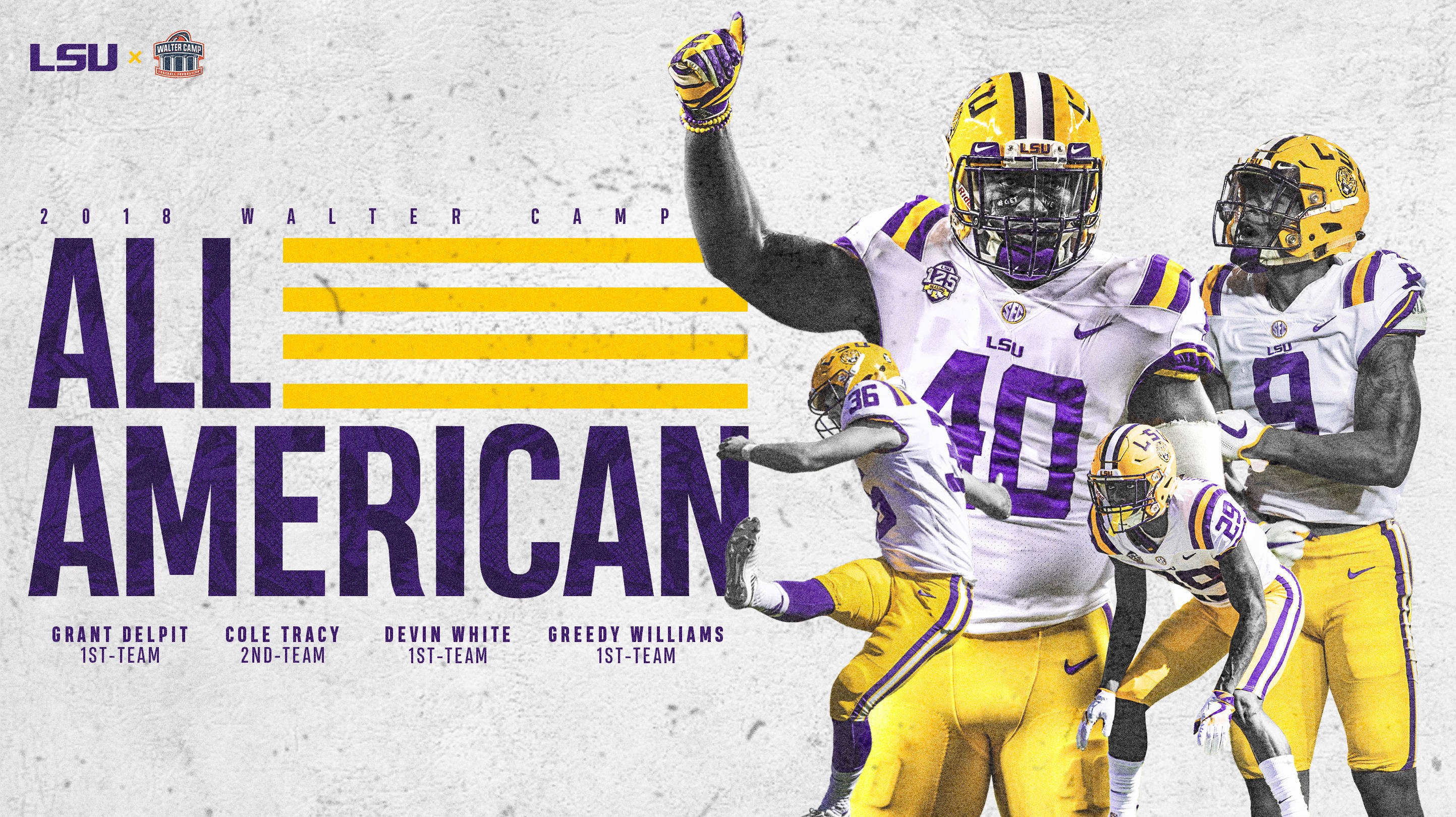 Four Named Walter Camp AllAmericans