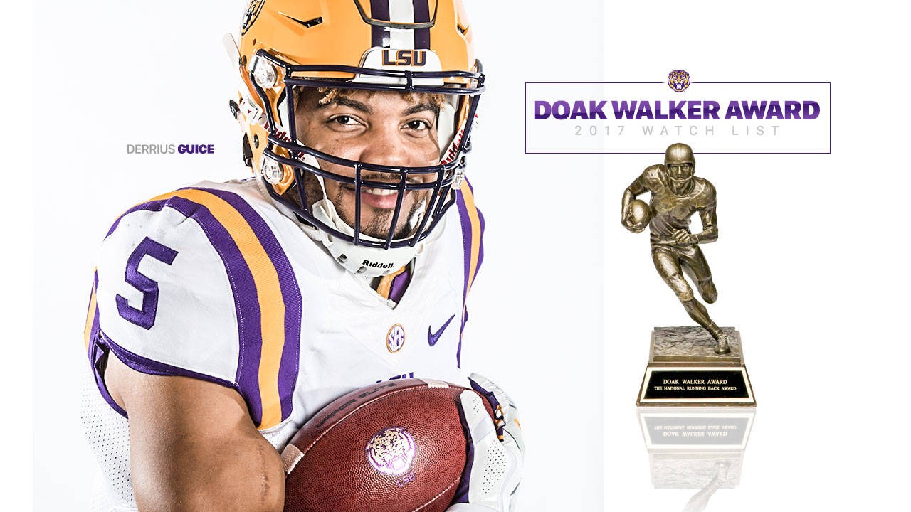 Guice Named Preseason Candidate for Doak Walker Award