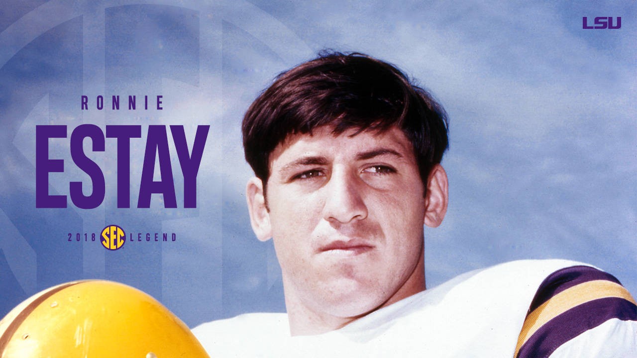 Estay to Represent LSU Football as SEC Legend