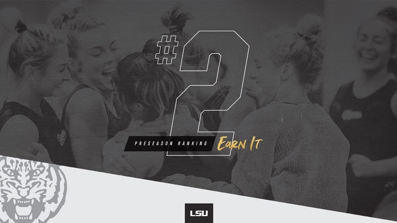 Gymnastics Ranked Second In Preseason Poll