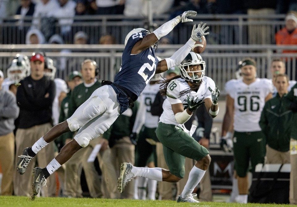 Felton Davis plays through pain to deliver late at Penn State