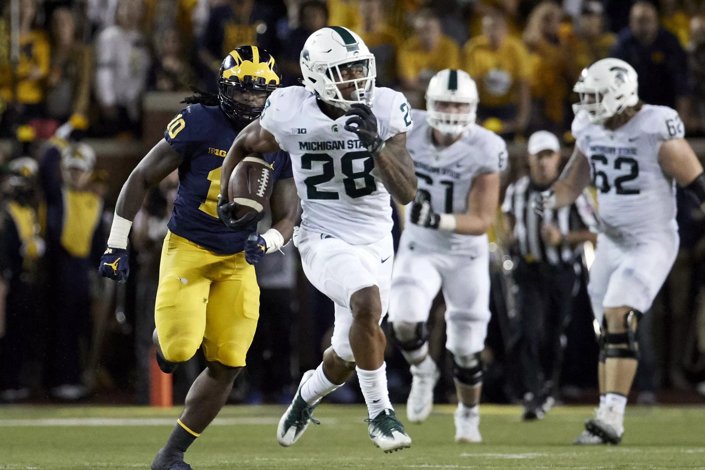 Michigan State Spartans Beat Michigan Wolverines: Postgame Celebration!