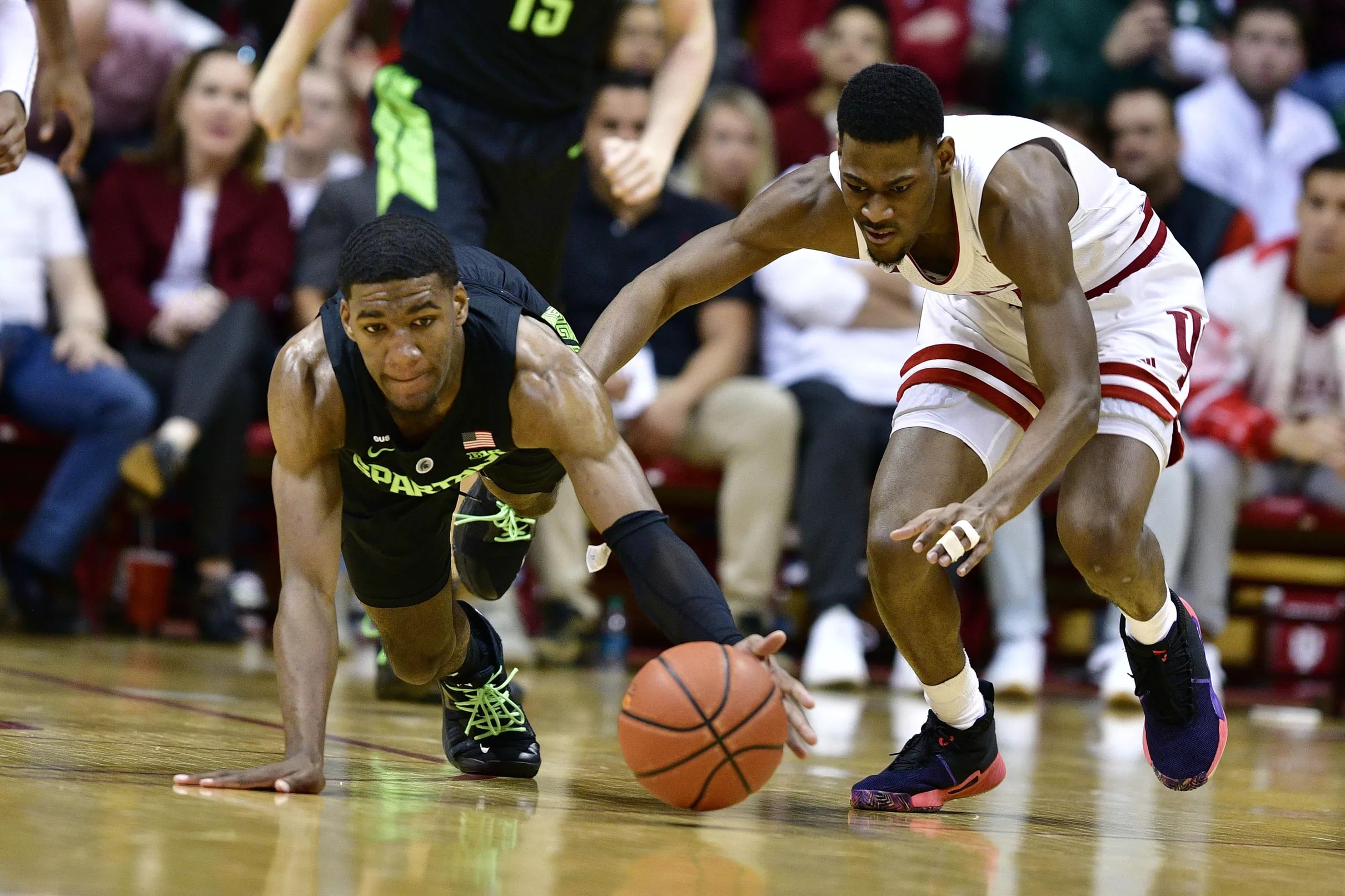 Michigan State finishes second half ice cold, falls short at Indiana