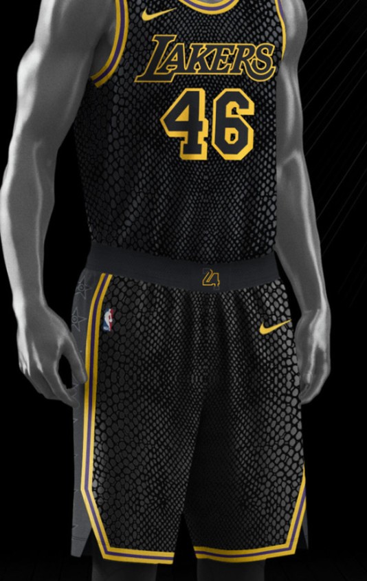 black panther jersey lakers