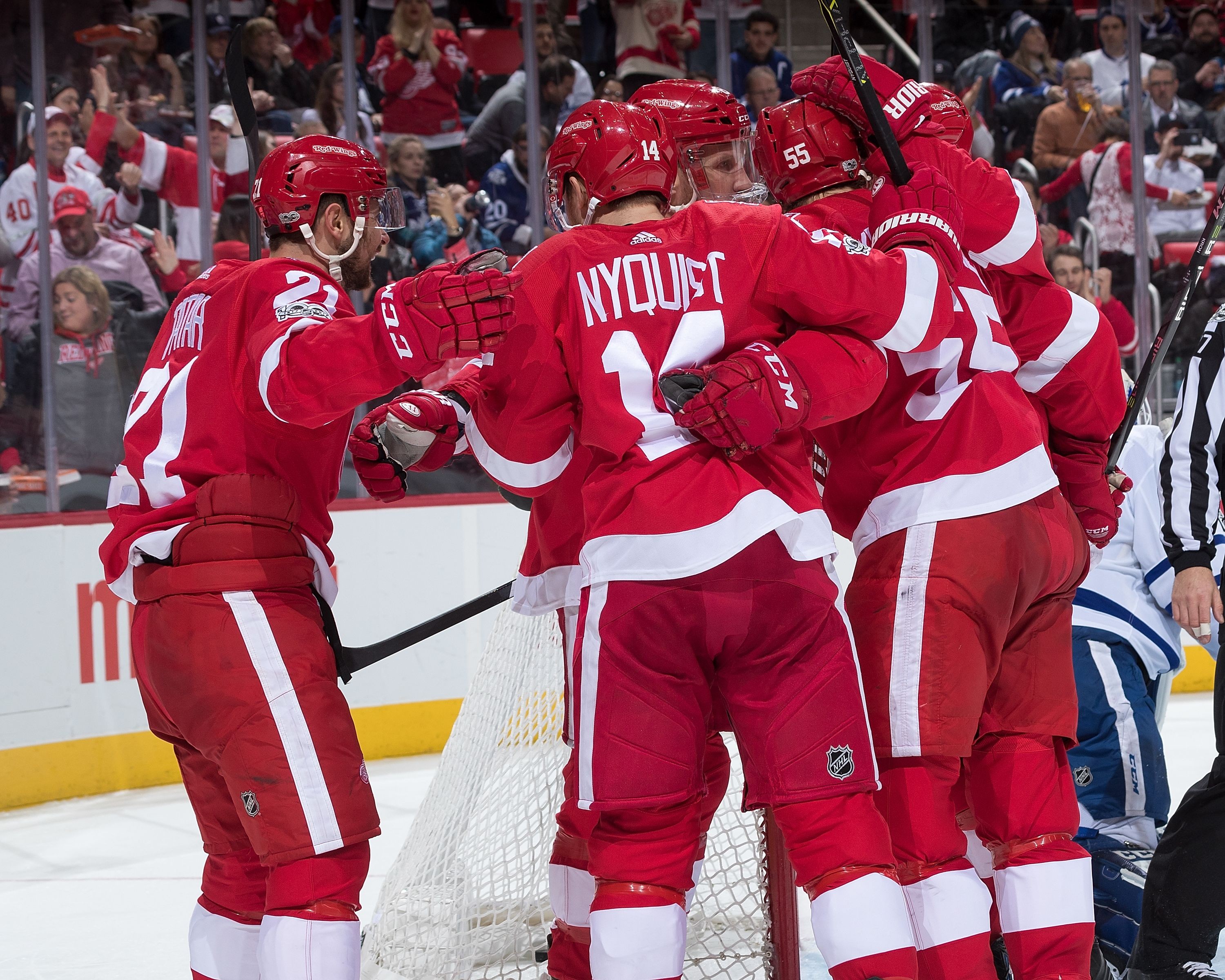 Red Wings Record MuchNeeded Win Against Maple Leafs
