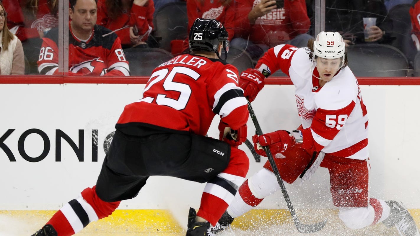 detroit red wings vs new jersey devils live