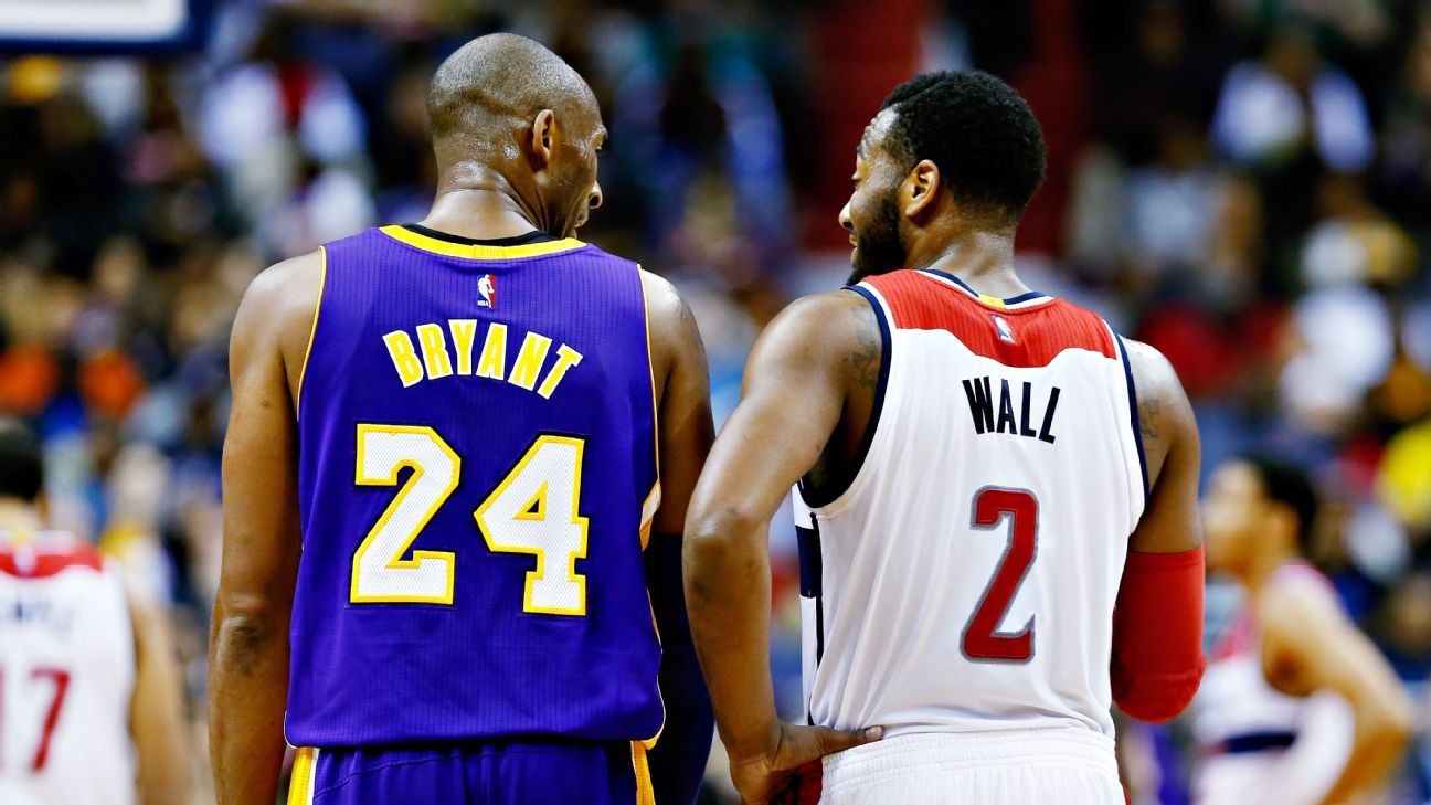 Kobe Bryant challenges John Wall, Giannis Antetokounmpo