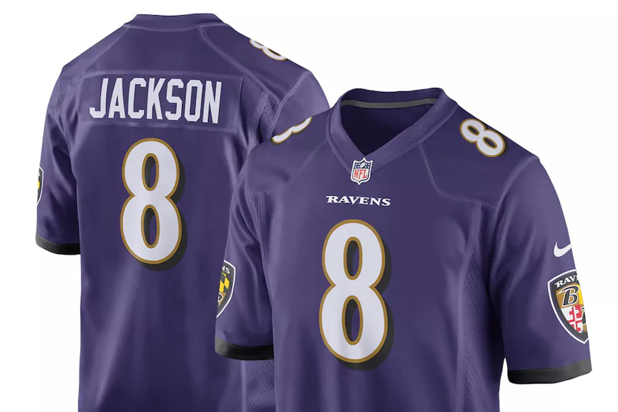 lamar jackson jersey sales