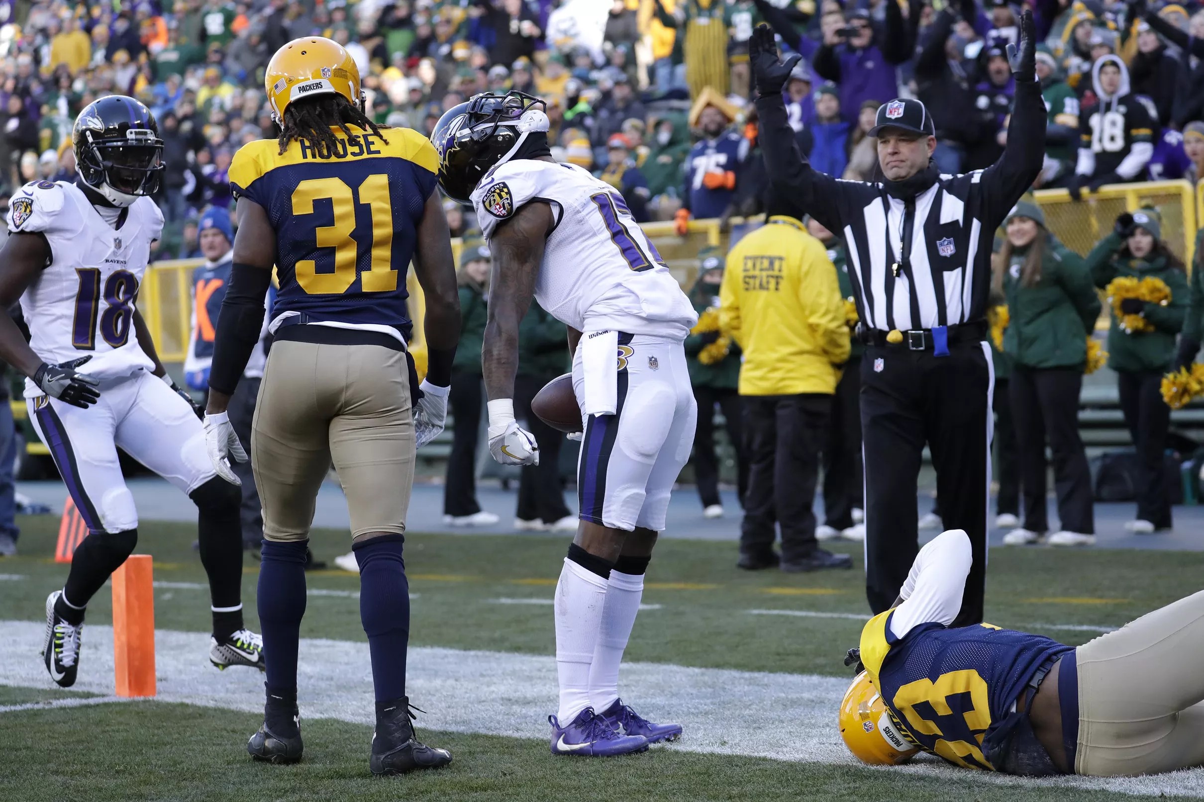 Ravens are favored by a touchdown against Houston