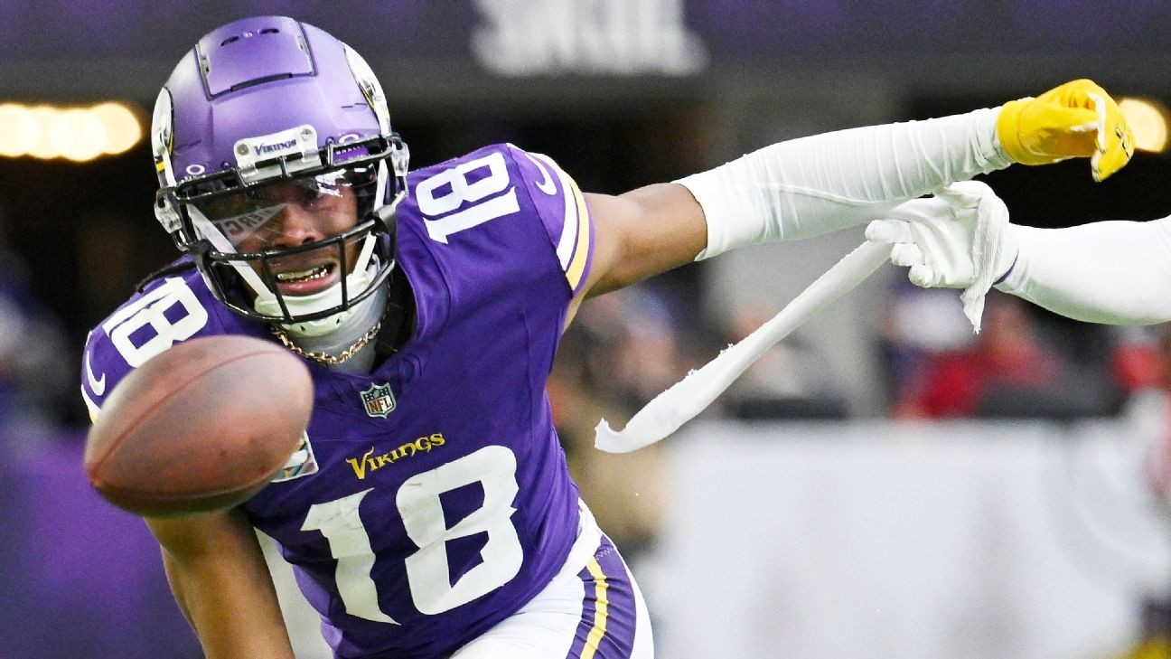 Justin Jefferson fantasy football updates: Is Vikings WR playing