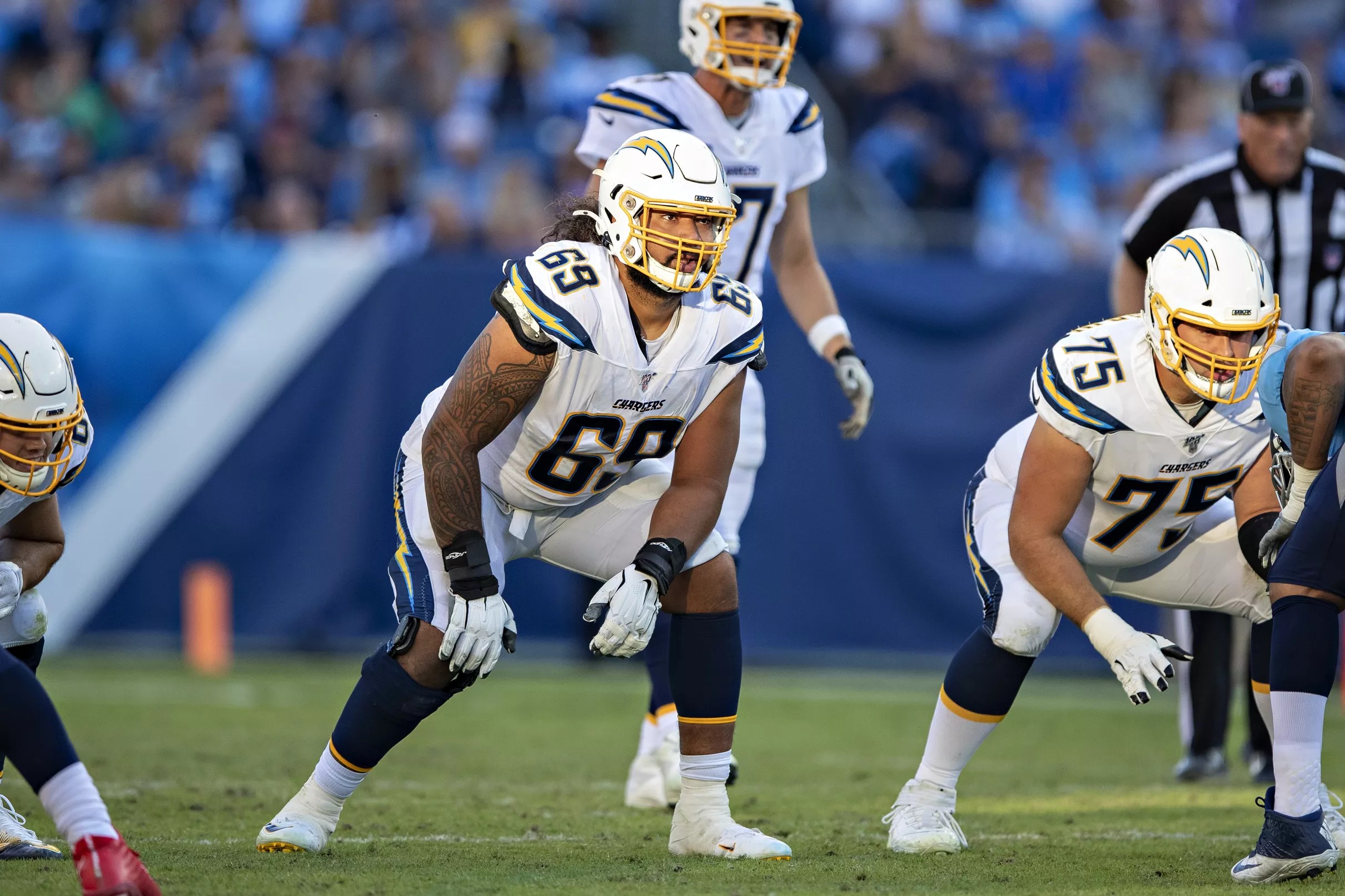 The Chargers Offensive Line Depth Chart Following Blockbuster Trade