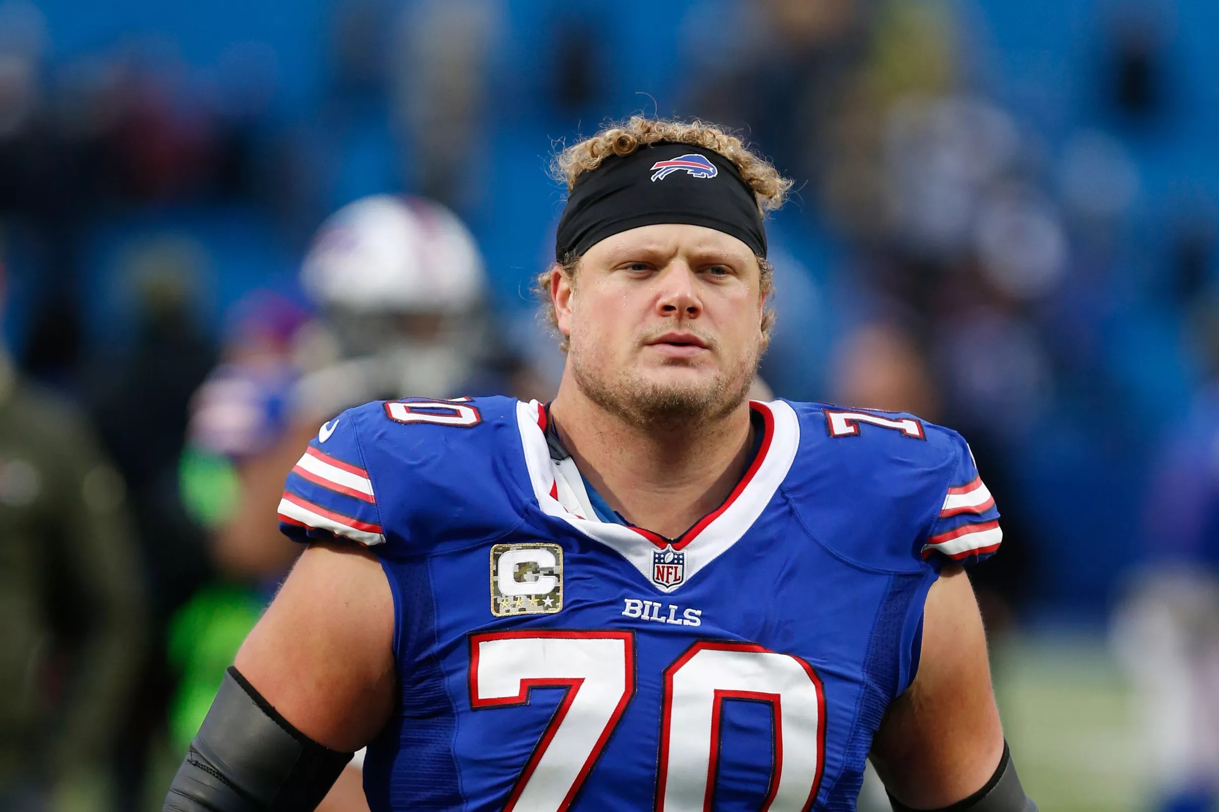 Retired center Eric Wood says no hard feelings between him and Buffalo