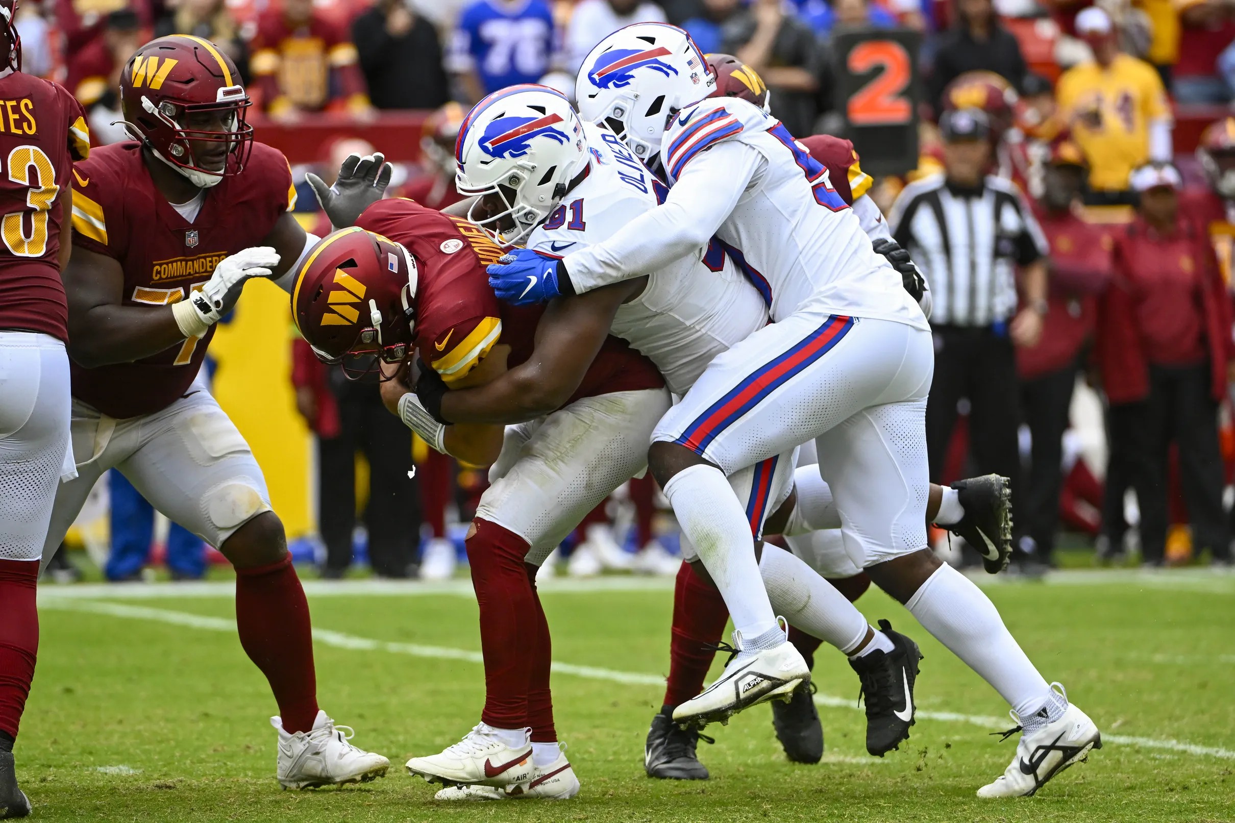 One Stat Recap: Buffalo Bills smothered Sam Howell and the Washington  Commanders