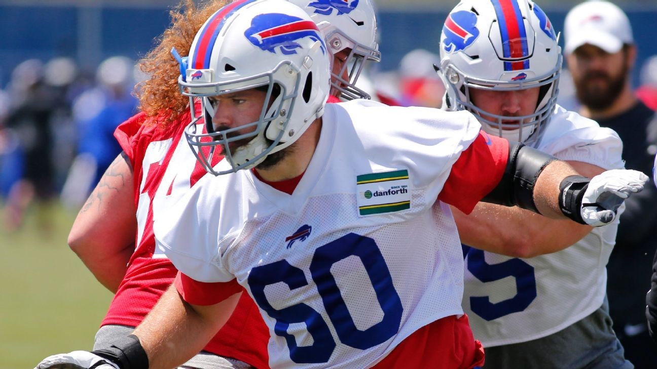 Mitch Morse exits Buffalo Bills game vs. Broncos