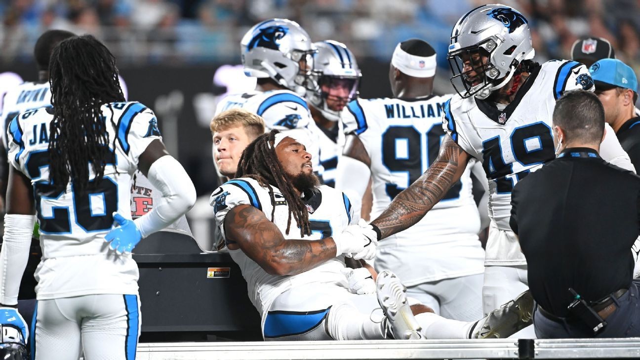 Panthers linebacker Shaq Thompson expected to miss remainder of