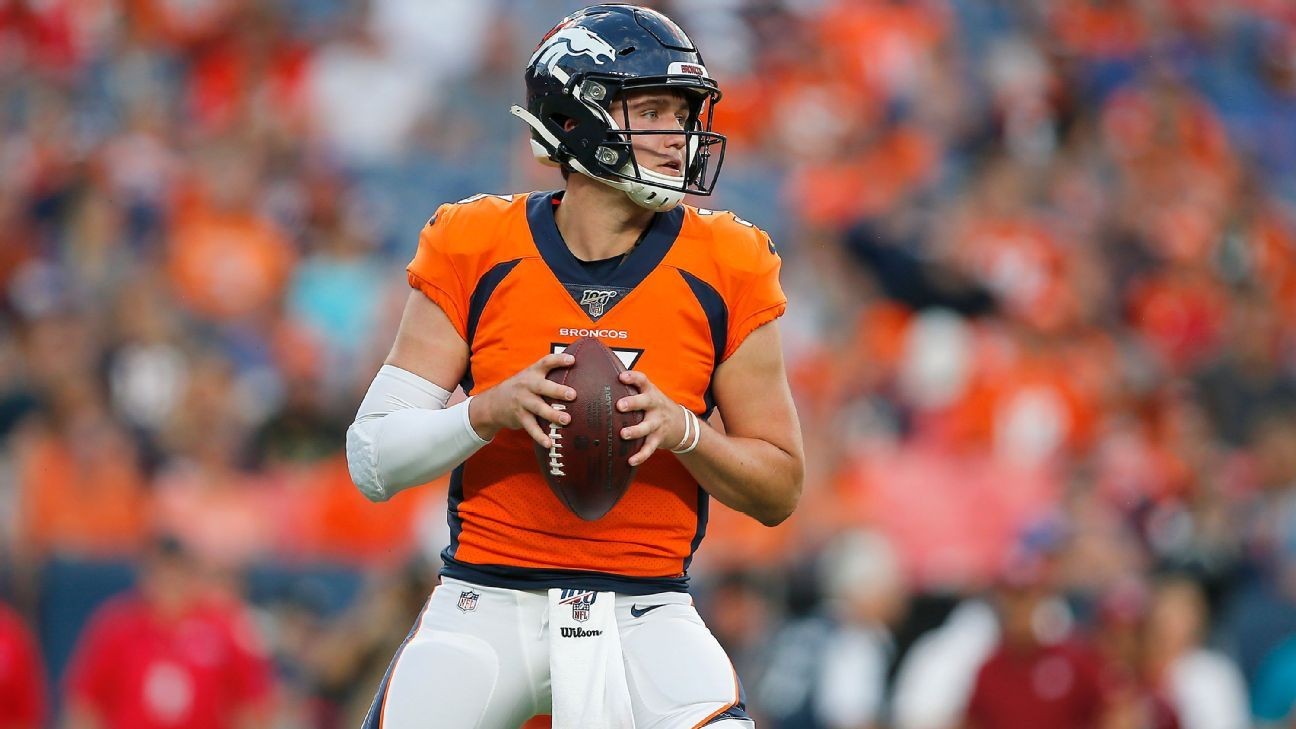 Sources: Broncos rookie QB Drew Lock gets starting nod vs. Chargers