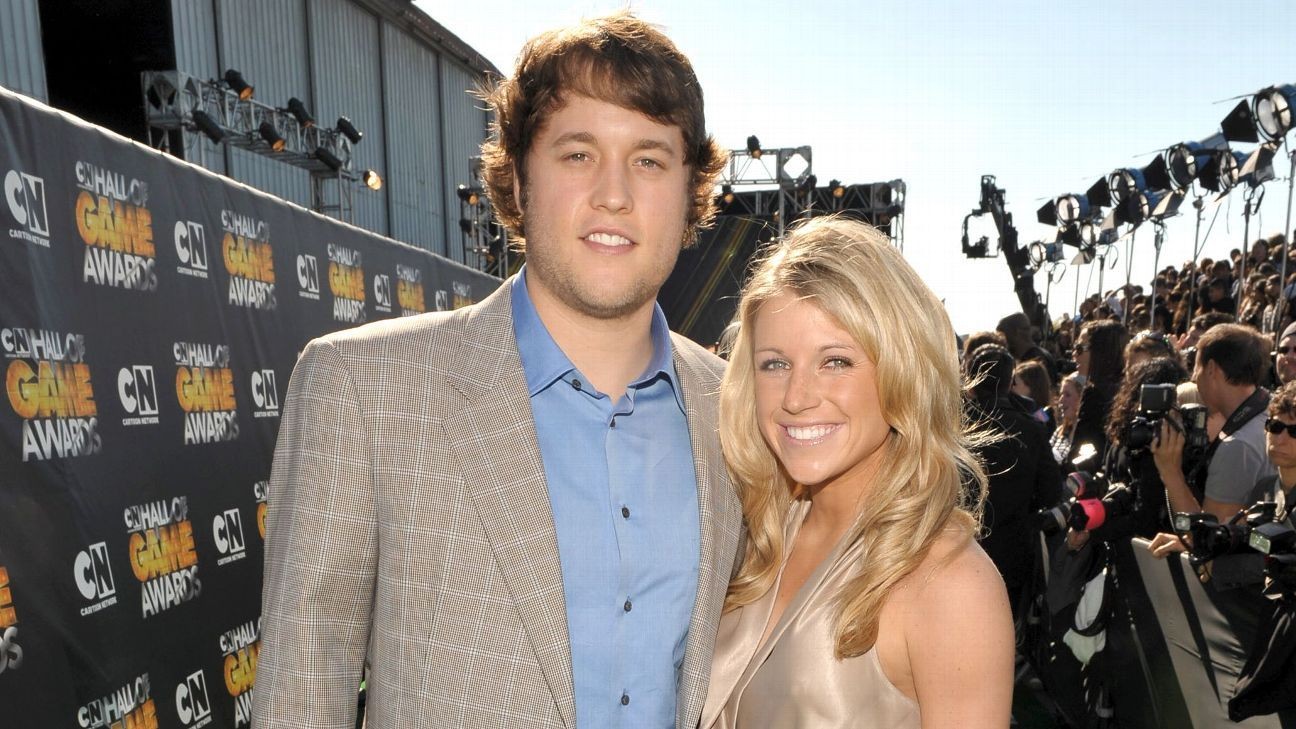 Matthew Stafford and his wife, Kelly, expecting their first child