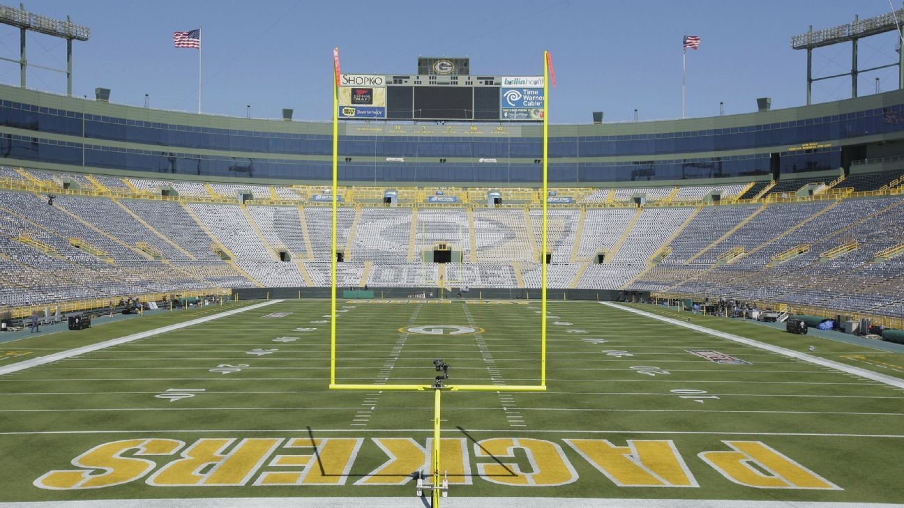 No Packers fans at Lambeau Field for first two home games