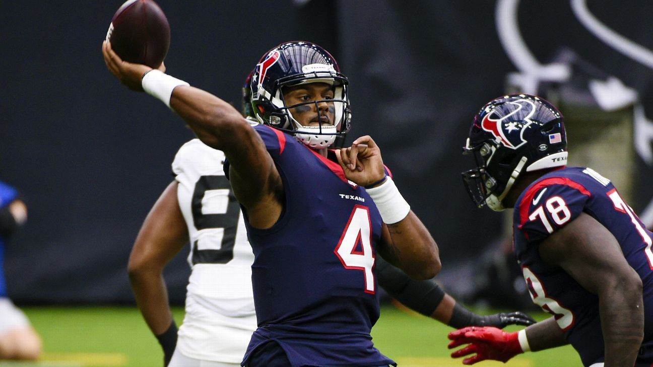 Deshaun Watson tosses 44yard TD pass for Texans� longest