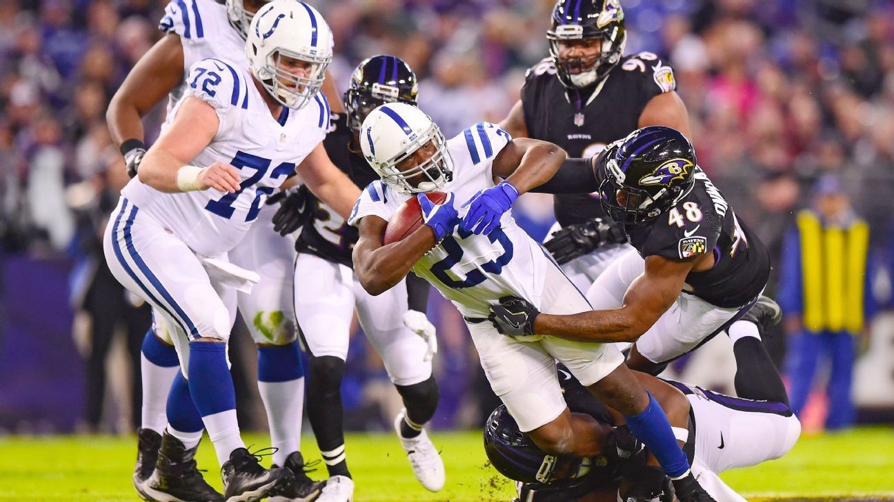 Colts secure a top three draft pick in loss to Baltimore