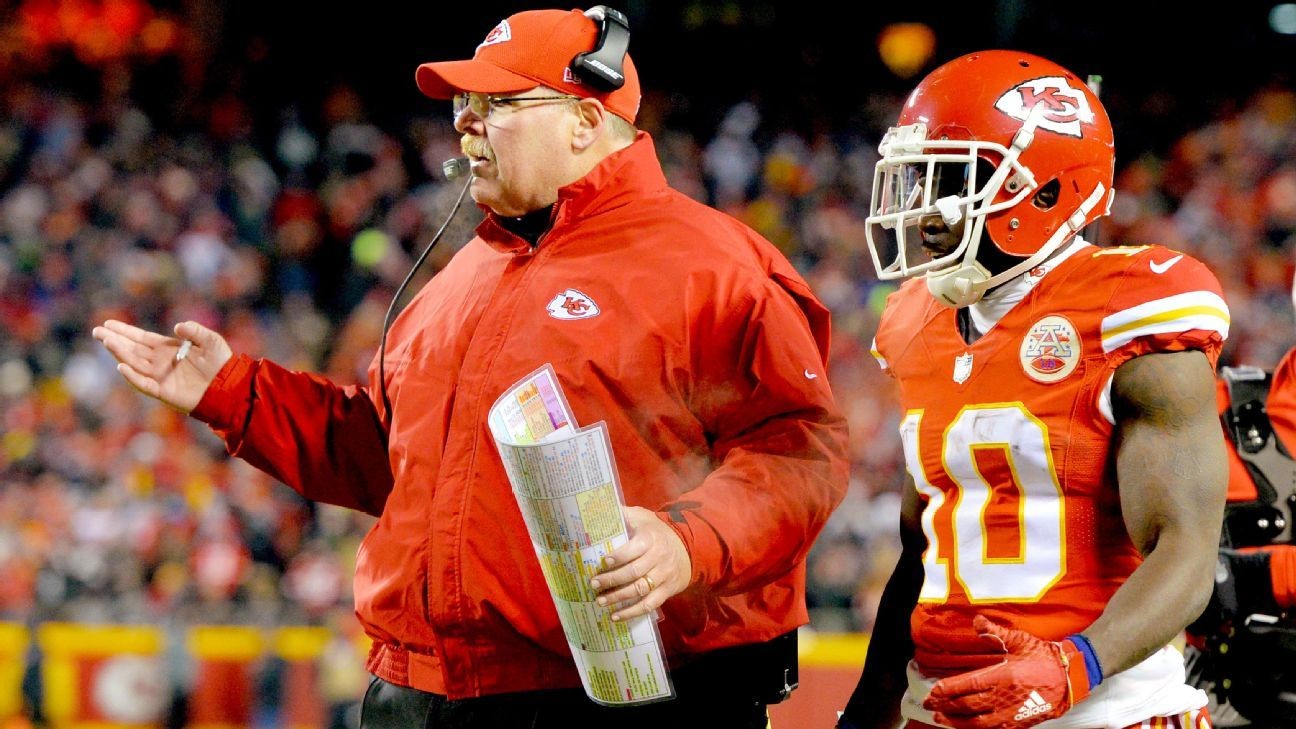 kansas-city-chiefs-coach-andy-reid-says-tyreek-hill-deal-due-to-salary