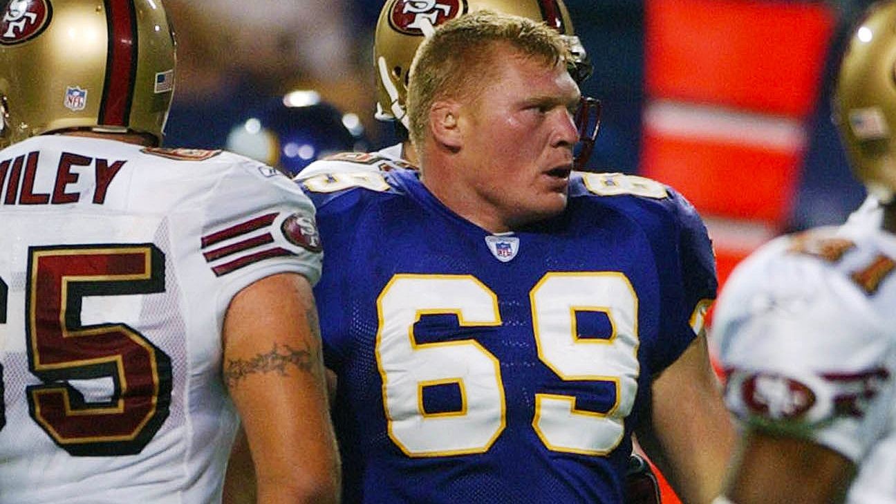 Nate Burleson recalls Brock Lesnar's suplex during a Vikings