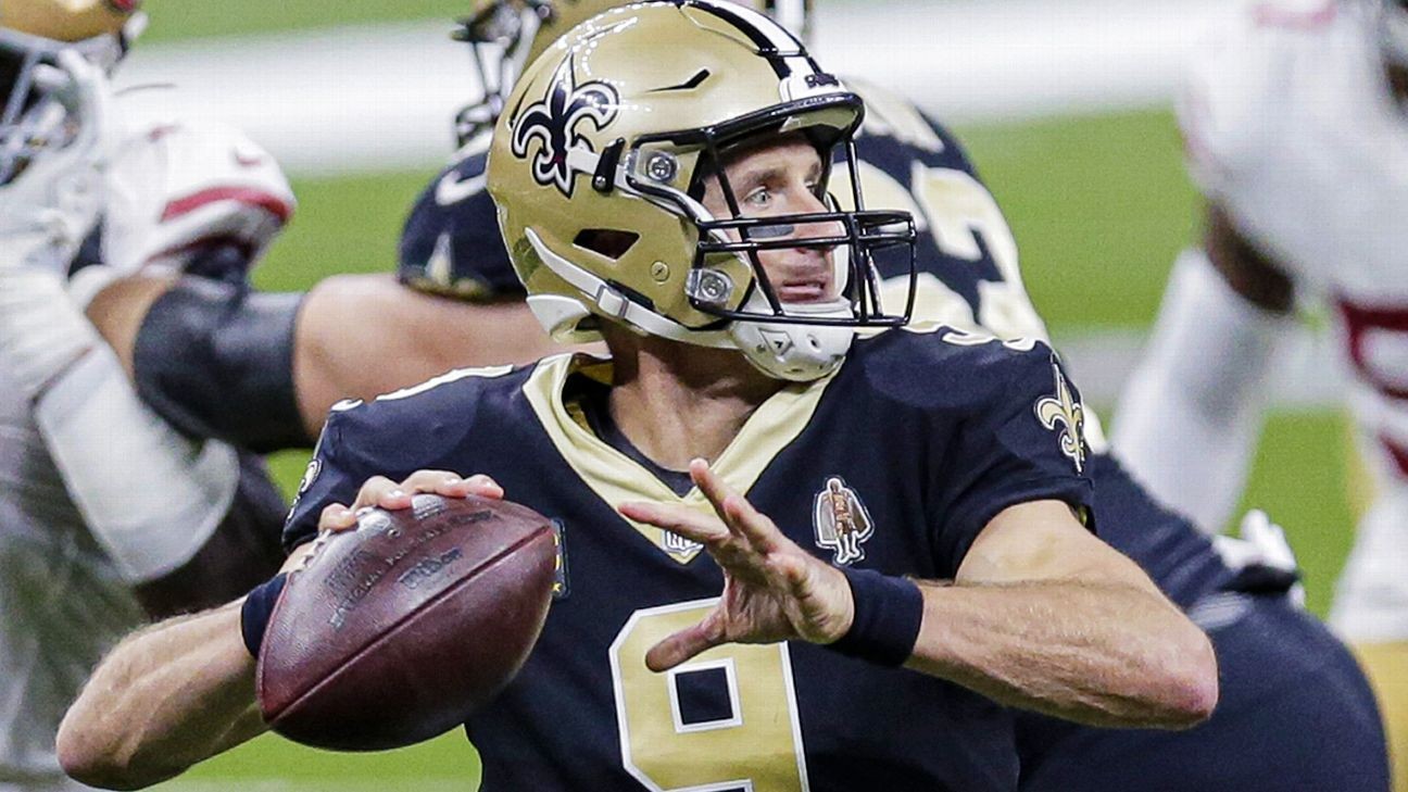 Source: New Orleans Saints To Start QB Drew Brees Against Kansas City ...