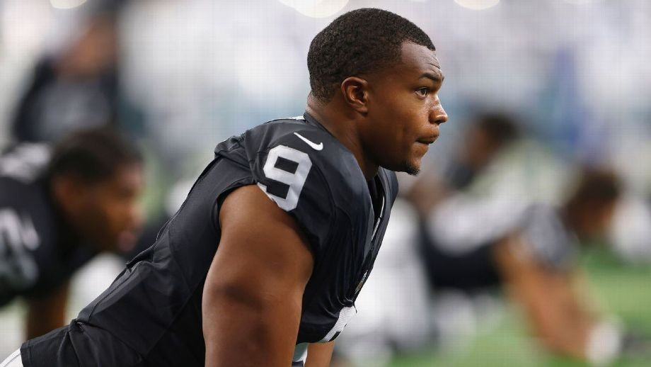 Tyree Wilson learning on the job after late start with Raiders