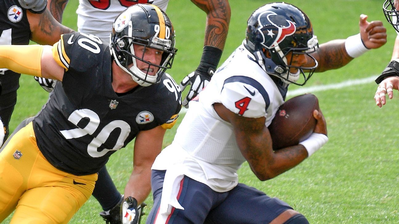 NFL's top passrushing teams collide in SteelersEagles