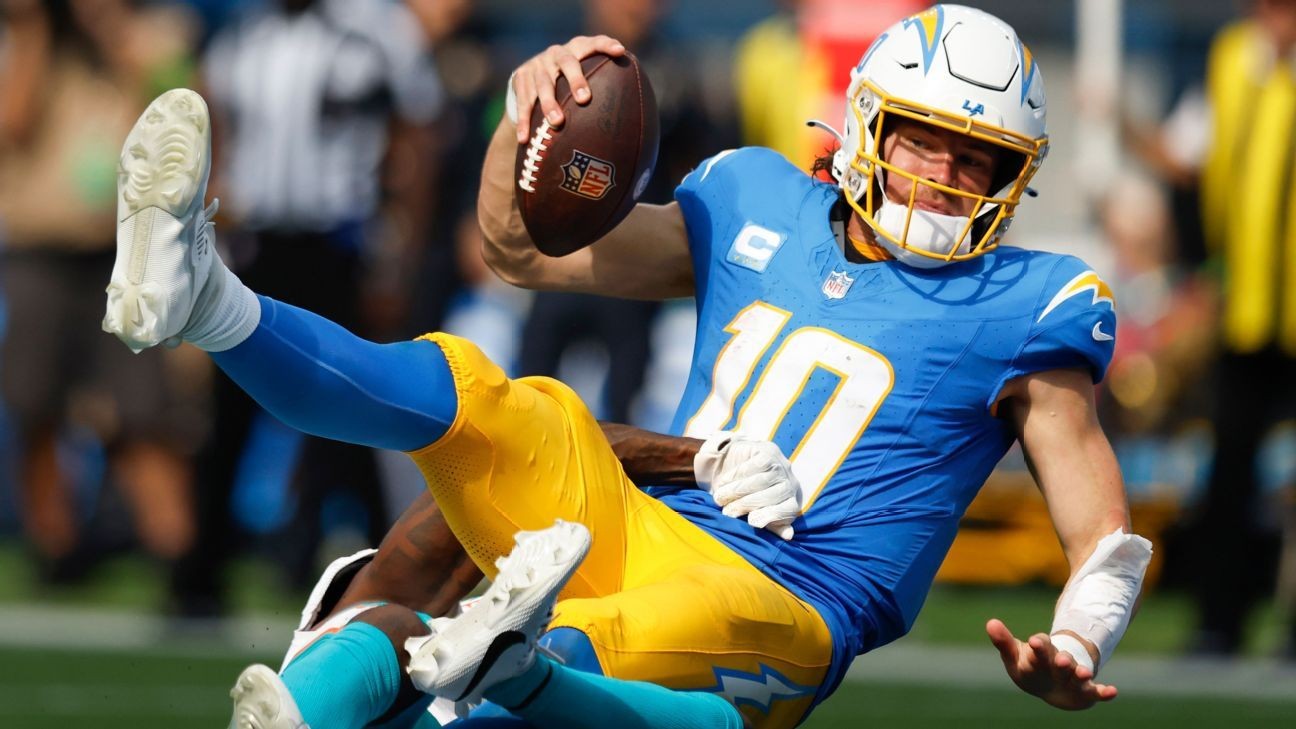 Chargers' Brandon Staley says 0-2 start not linked to wild-card