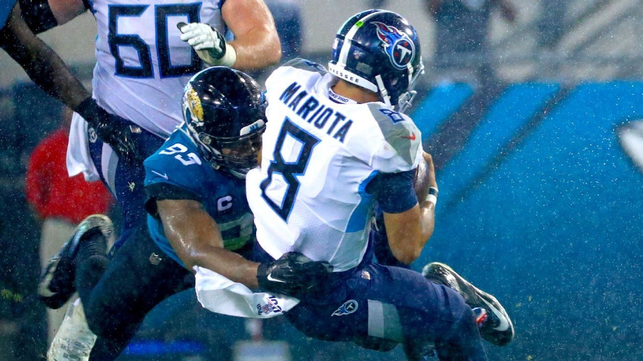 Titans Offensive Line Embarrassed By Jaguars In Prime-time Defeat