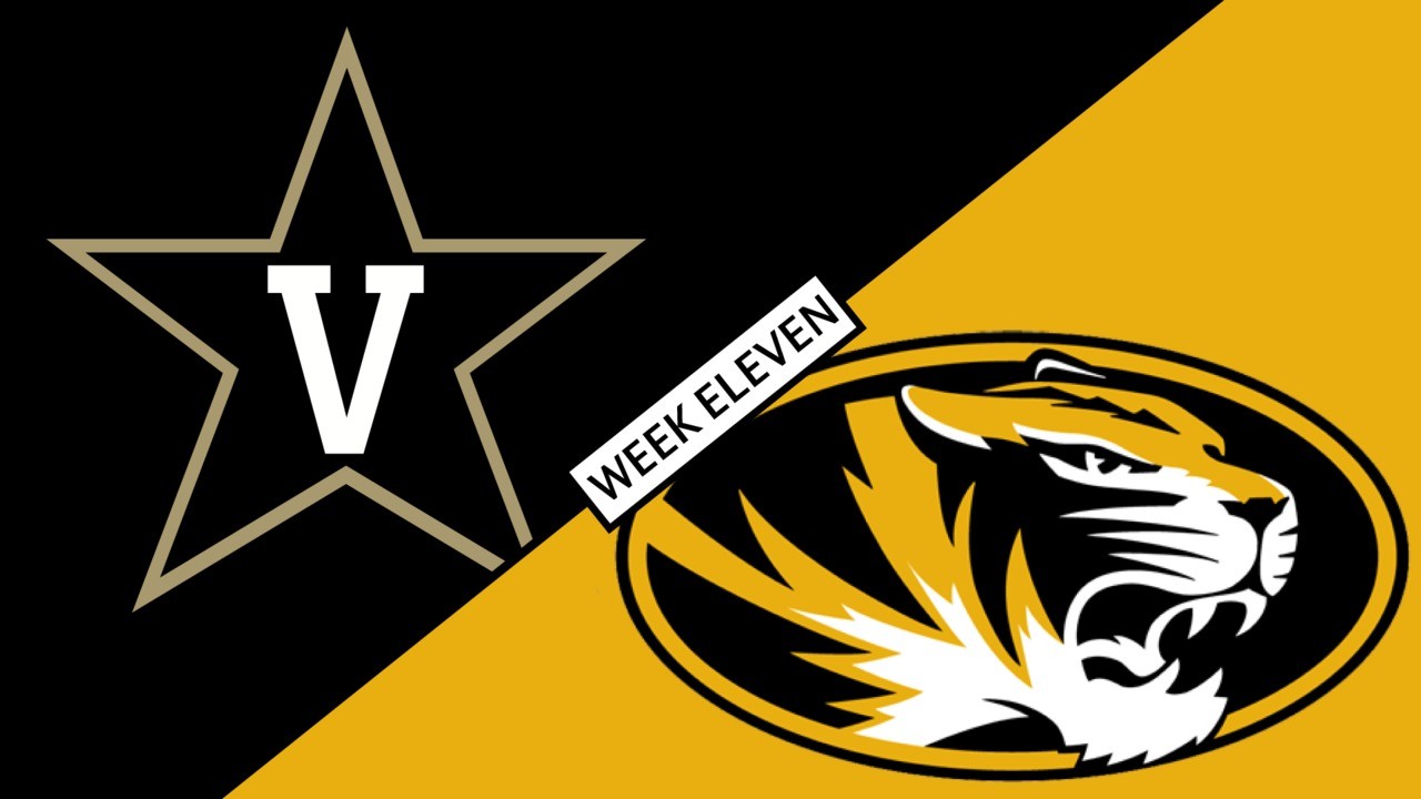 Missouri Tigers vs. Vanderbilt Commodores Kickoff time, TV, five