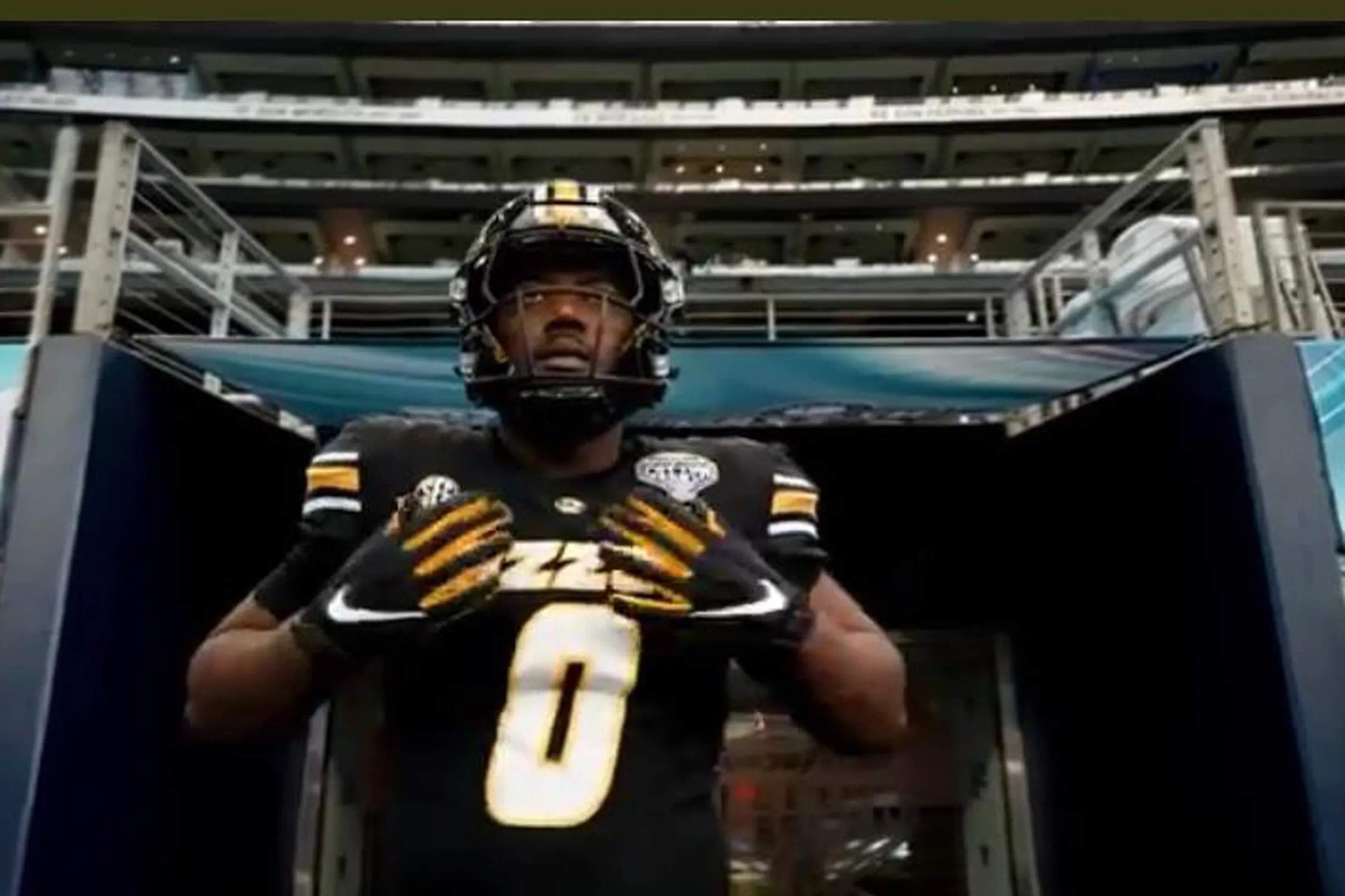 LOOK Mizzou Football To Wear All Black With Gold Block M Helmets In