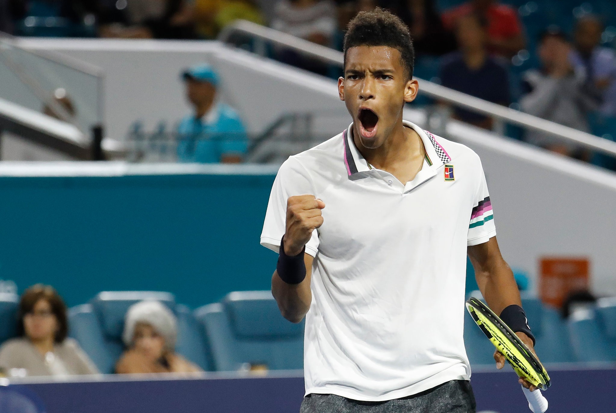 Felix AugerAliassime, 18, Leads Youth Movement at the Miami Open