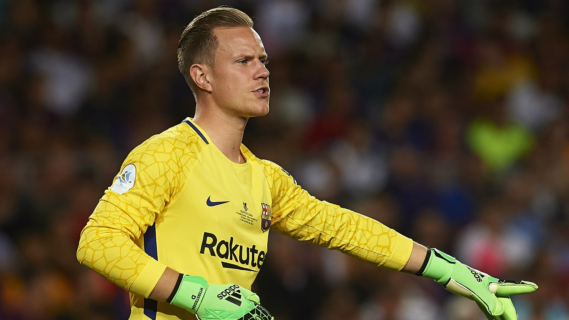 Ter Stegen brushes off 'Messi with gloves' label