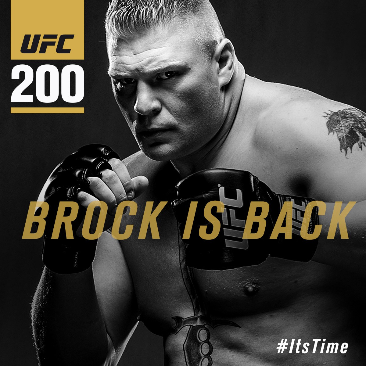 Brock Lesnar announces return at UFC 200