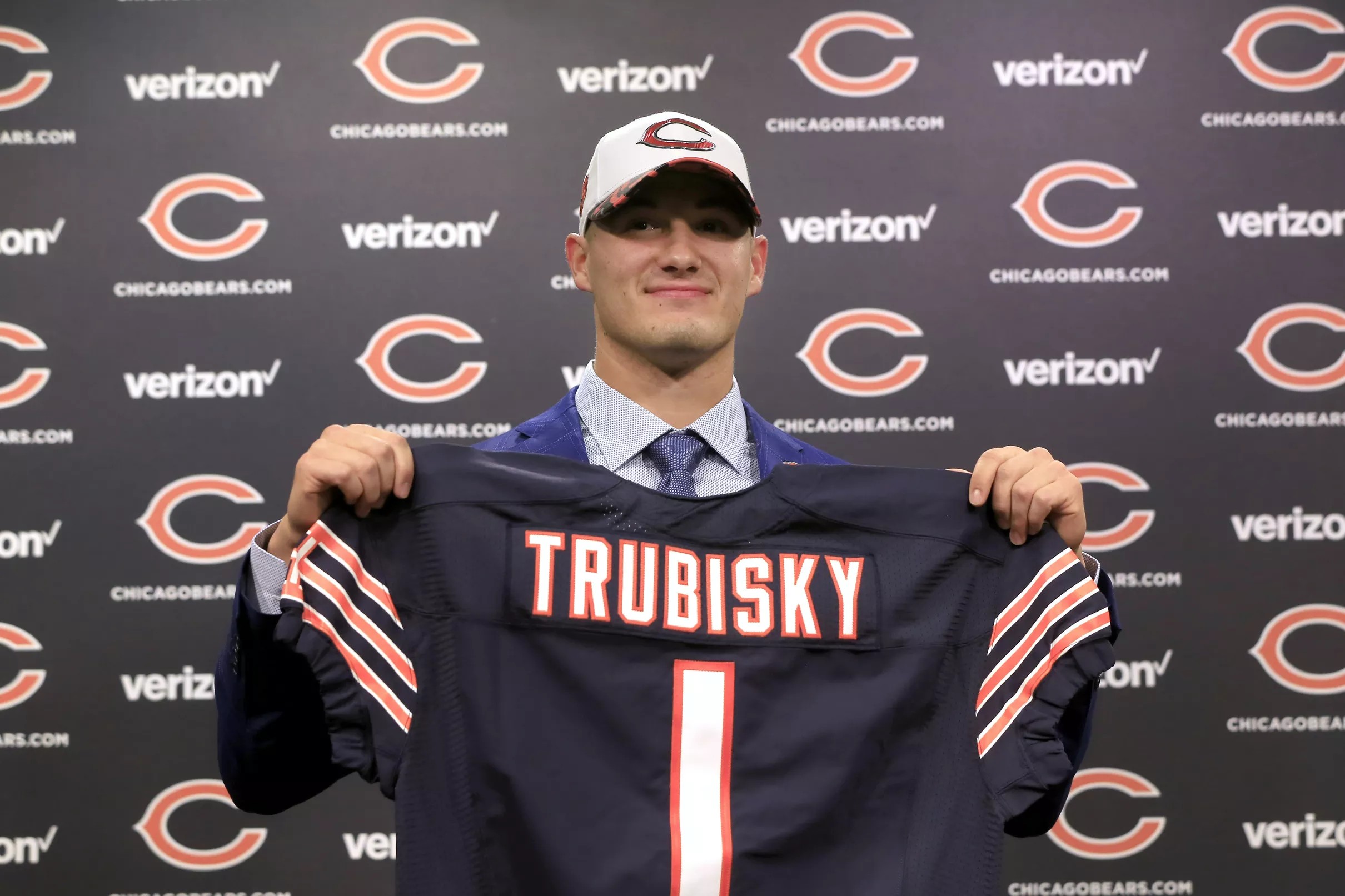 Bears GM Ryan Pace suddenly sounds to Mitch Trubisky. It