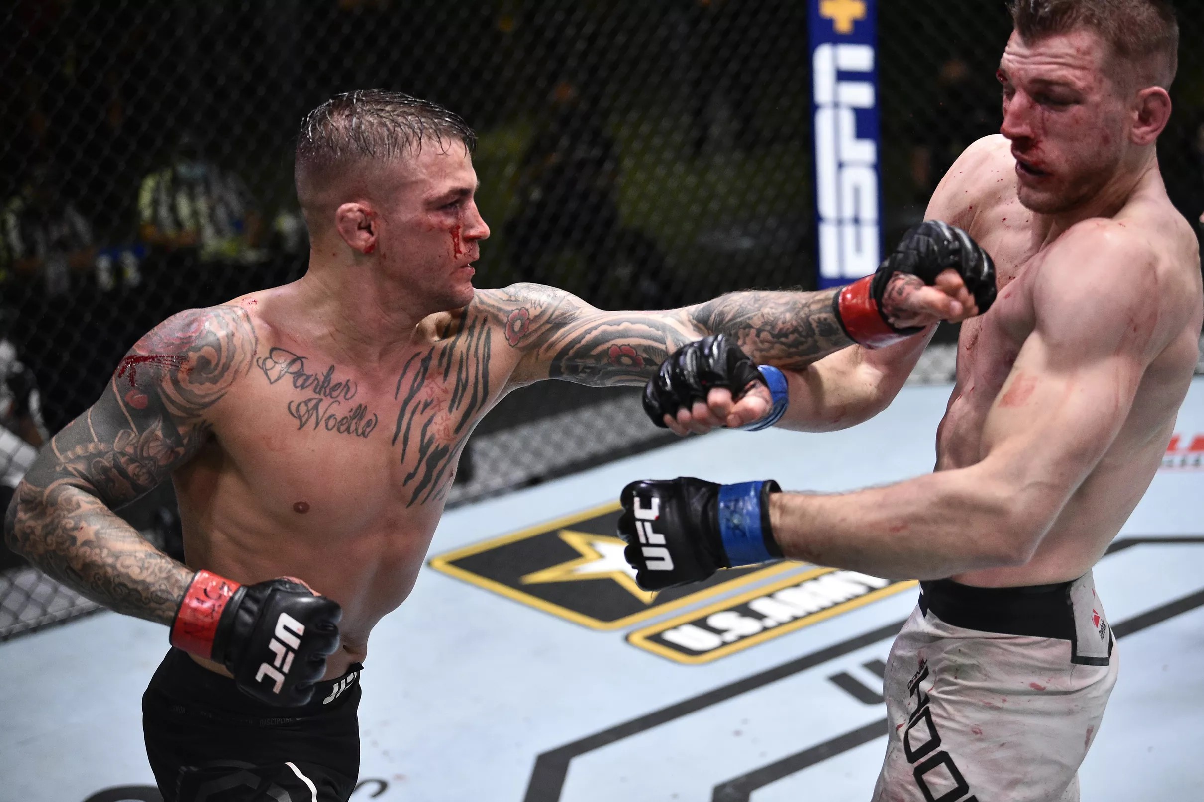 UFC On ESPN 12 Bonuses Dustin Poirier Vs Dan Hooker Slugfest Earns