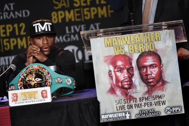 Floyd Mayweather Vs. Andre Berto Full Fight Video Highlights